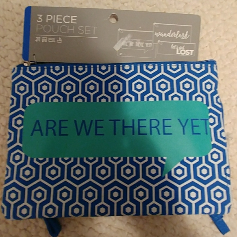 NWT 3 makeup or traveling pouches!!